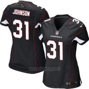 Maglia NFL Game Donna Arizona Cardinals Johnson Nero