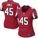 Maglia NFL Game Donna Atlanta Falcons Jones Rosso