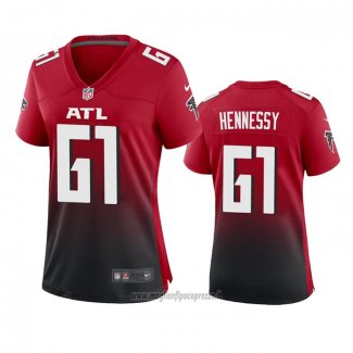 Maglia NFL Game Donna Atlanta Falcons Matt Hennessy Alternato Rosso