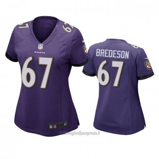 Maglia NFL Game Donna Baltimore Ravens Ben Bredeson Viola