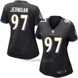 Maglia NFL Game Donna Baltimore Ravens Jernigan Nero