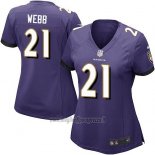 Maglia NFL Game Donna Baltimore Ravens Webb Viola
