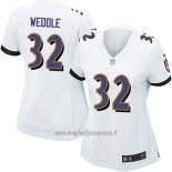 Maglia NFL Game Donna Baltimore Ravens Weddle Bianco