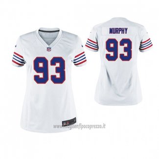 Maglia NFL Game Donna Bills Trent Murphy Throwback Bianco