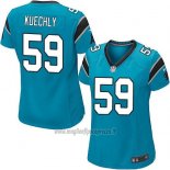 Maglia NFL Game Donna Carolina Panthers Kuechly Blu