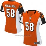 Maglia NFL Game Donna Cincinnati Bengals Maualuga Arancione