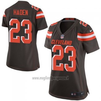 Maglia NFL Game Donna Cleveland Browns Haden Marrone
