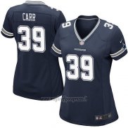 Maglia NFL Game Donna Dallas Cowboys Carr Blu