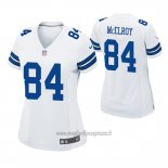 Maglia NFL Game Donna Dallas Cowboys Codey Mcelroy Bianco