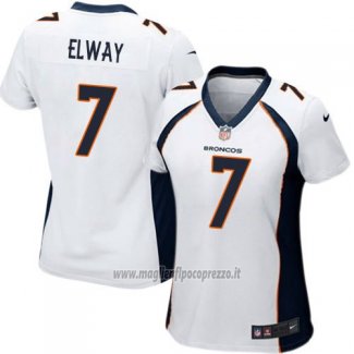 Maglia NFL Game Donna Denver Broncos Elway Bianco