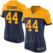 Maglia NFL Game Donna Green Bay Packers Starks Nero Giallo