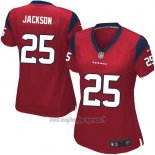 Maglia NFL Game Donna Houston Texans Jackson Rosso