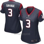 Maglia NFL Game Donna Houston Texans Savage Nero
