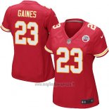 Maglia NFL Game Donna Kansas City Chiefs Gaines Rosso