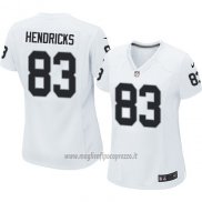 Maglia NFL Game Donna Las Vegas Raiders Hendricks Bianco