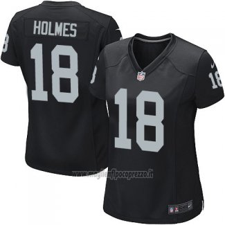 Maglia NFL Game Donna Las Vegas Raiders Holmes Nero