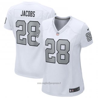Maglia NFL Game Donna Las Vegas Raiders Josh Jacobs Alternato Bianco