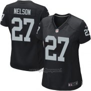 Maglia NFL Game Donna Las Vegas Raiders Nelson Nero