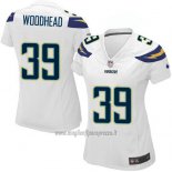Maglia NFL Game Donna Los Angeles Chargers Woodhead Bianco