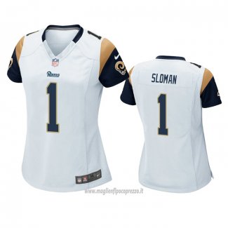 Maglia NFL Game Donna Los Angeles Rams Sam Sloman Bianco