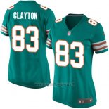 Maglia NFL Game Donna Miami Dolphins Clayton Verde Scuro