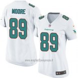 Maglia NFL Game Donna Miami Dolphins Moore Bianco