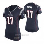 Maglia NFL Game Donna New England Patriots Antonio Brown Blu