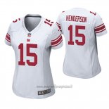 Maglia NFL Game Donna New York Giants Quadree Henderson Bianco