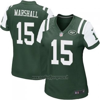 Maglia NFL Game Donna New York Jets Marshall Verde