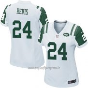 Maglia NFL Game Donna New York Jets Revis Bianco