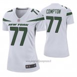 Maglia NFL Game Donna New York Jets Tom Compton Bianco