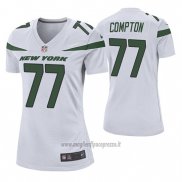 Maglia NFL Game Donna New York Jets Tom Compton Bianco