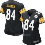 Maglia NFL Game Donna Pittsburgh Steelers Brown Nero