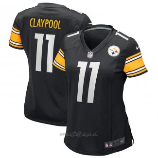Maglia NFL Game Donna Pittsburgh Steelers Chase Claypool Nero