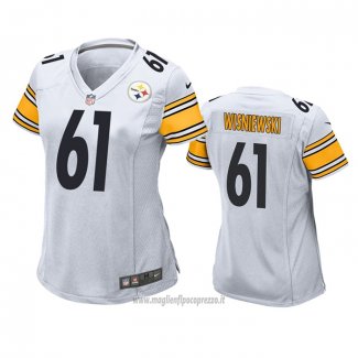 Maglia NFL Game Donna Pittsburgh Steelers Stefen Wisniewski Bianco