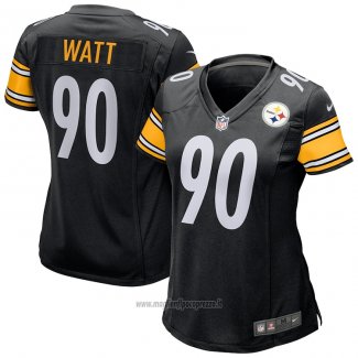 Maglia NFL Game Donna Pittsburgh Steelers T.j. Watt Nero