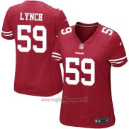 Maglia NFL Game Donna San Francisco 49ers Lynch Rosso