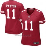 Maglia NFL Game Donna San Francisco 49ers Patton Rosso