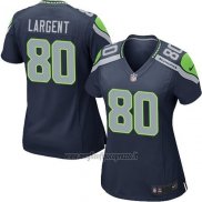Maglia NFL Game Donna Seattle Seahawks Largent Blu Scuro