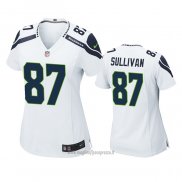 Maglia NFL Game Donna Seattle Seahawks Stephen Sullivan Bianco