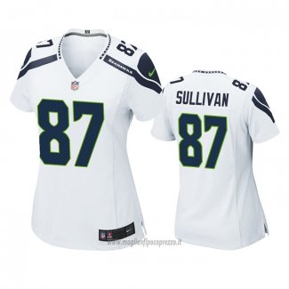 Maglia NFL Game Donna Seattle Seahawks Stephen Sullivan Bianco