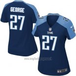 Maglia NFL Game Donna Tennessee Titans George Blu Scuro