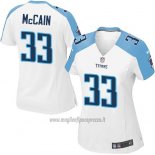 Maglia NFL Game Donna Tennessee Titans Mccain Bianco