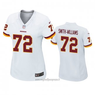 Maglia NFL Game Donna Washington Commanders James Smith Williams Bianco