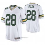 Maglia NFL Game Green Bay Packers 28 Aj Dillon 2020 Bianco