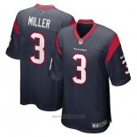 Maglia NFL Game Houston Texans Anthony Miller 3 Blu