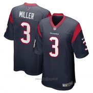Maglia NFL Game Houston Texans Anthony Miller 3 Blu