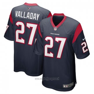 Maglia NFL Game Houston Texans Xazavian Valladay Blu