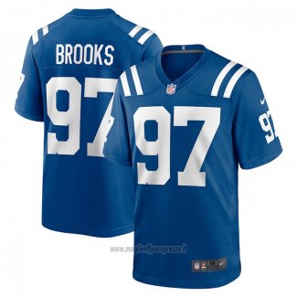 Maglia NFL Game Indianapolis Colts Curtis Brooks Blu