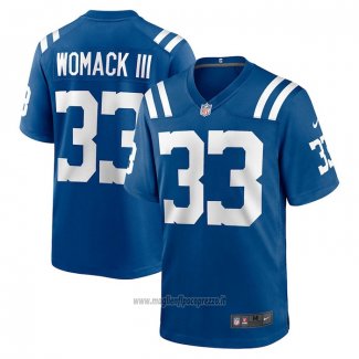 Maglia NFL Game Indianapolis Colts Samuel Womack III Blu